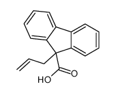 9-prop-2-enylfluorene-9-carboxylic acid Structure