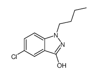 1-butyl-5-chloro-1,2-dihydro-indazol-3-one结构式