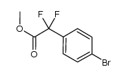 methyl (4-bromophenyl)(difluoro)acetate结构式