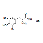 (R)-2-Amino-3-(3,5-dibromo-4-hydroxyphenyl)propanoic Acid Hydrobromide Structure