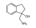 1H-Inden-1-ol,1-(aminomethyl)-2,3-dihydro-结构式