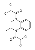 2,2-dichloro-1-[4-(2,2-dichloroacetyl)-3-methyl-2,3-dihydroquinoxalin-1-yl]ethanone Structure