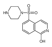 5-piperazin-1-ylsulfonyl-2H-isoquinolin-1-one结构式