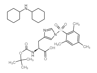 BOC-HIS(MTS)-OH DCHA Structure