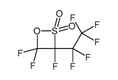 3,4,4-Trifluoro-3-(pentafluoroethyl)-1,2-oxathietane 2,2-dioxide Structure