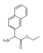 (RS)-ethyl 2-amino-2-(naphthalen-2-yl)acetate Structure