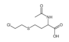 N-acetyl-S-(2-chloroethyl)-DL-homocysteine Structure