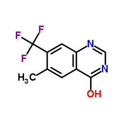 6-Methyl-7-(trifluoromethyl)-4(3H)-quinazolinone structure