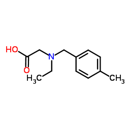 N-Ethyl-N-(4-methylbenzyl)glycine Structure