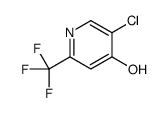 5-chloro-2-(trifluoromethyl)-1H-pyridin-4-one Structure