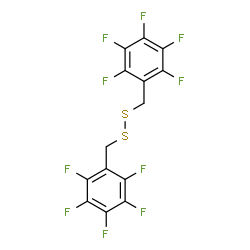 bis(pentafluorobenzyl)disulfide structure