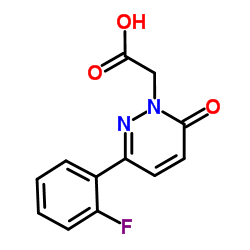 [3-(2-Fluorophenyl)-6-oxo-1(6H)-pyridazinyl]acetic acid Structure