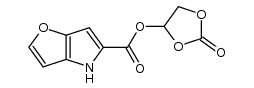 2-oxo-1,3-dioxolan-4-yl 4H-furo[3,2-b]pyrrole-5-carboxylate结构式