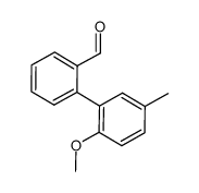 2-(2-methoxy-5-methylphenyl)benzaldehyde Structure