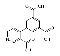 5-(3-carboxypyridin-4-yl)benzene-1,3-dicarboxylic acid Structure