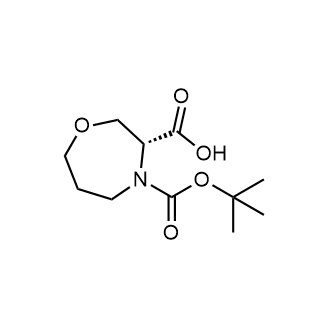 (R)-4-(叔丁氧基羰基)-1,4-氧氮杂环庚烷3-羧酸图片