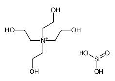 dihydroxy(oxo)silane,tetrakis(2-hydroxyethyl)azanium结构式