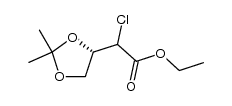 ethyl (2rac,3S)-3,4-O-isopropylidene-2-chloro-3,4-dihydroxybutane结构式