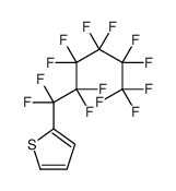 2-(1,1,2,2,3,3,4,4,5,5,6,6,6-tridecafluorohexyl)thiophene Structure