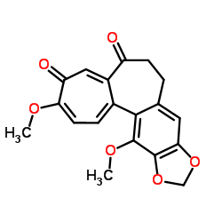 3,13-Dimethoxy-7,8-dihydroheptaleno[1',2':4,5]benzo[1,2-d][1,3]dioxole-4,6-dione Structure