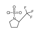 (2S)-2-(trifluoromethyl)pyrrolidine-1-sulfonyl chloride Structure