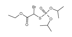 ethyl 2-bromo-2-((diisopropoxyphosphoryl)thio)acetate Structure