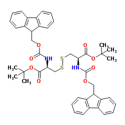 (Fmoc-L-Cys-OtBu)2 Structure