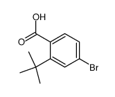 4-Bromo-2-(tert-butyl)benzoic acid structure