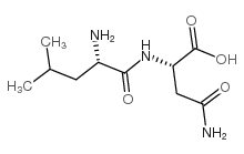 H-Leu-Asn-OH structure