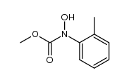 methyl N-2-tolyl-N-hydroxycarbamate Structure