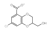 7-CHLORO-2-HYDROXYMETHYL-5-NITROBENZODIOXANE Structure