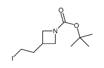 tert-butyl 3-(2-iodoethyl)azetidine-1-carboxylate Structure