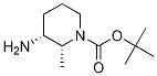 cis-tert-butyl 3-aMino-2-Methylpiperidine-1-carboxylate Structure