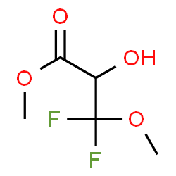 Propanoic acid,3,3-difluoro-2-hydroxy-3-methoxy-,methyl ester Structure