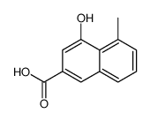 4-hydroxy-5-methylnaphthalene-2-carboxylic acid结构式