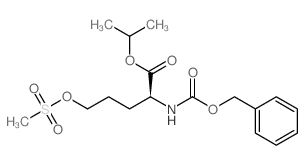 N-Benzoxycarbonyl-5-(methylsulfonyloxy)-L-norvaline, iso-propyl ester picture