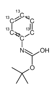 N-(tert-Butoxycarbonyl)aniline-13C6 Structure