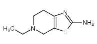 5-乙基-4,5,6,7-四氢噻唑并[5,4-c]吡啶-2-胺结构式