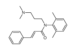 (Z)-N-(3-Dimethylamino-propyl)-N-(2,6-dimethyl-phenyl)-3-phenyl-acrylamide结构式