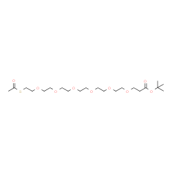 S-acetyl-PEG6-Boc结构式