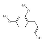 N-[2-(2,4-dimethoxyphenyl)ethylidene]hydroxylamine Structure