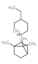 N,N-diethyl-N-(1,7,7-trimethylnorbornan-2-yl)ethane-1,2-diamine structure