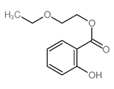 2-ethoxyethyl 2-hydroxybenzoate结构式