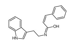 N-[2-(1H-indol-3-yl)ethyl]-3-phenylprop-2-enamide结构式