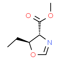 4-Oxazolecarboxylicacid,5-ethyl-4,5-dihydro-,methylester,(4R,5S)-(9CI)结构式