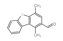 1,4-dimethyldibenzothiophene-2-carbaldehyde结构式