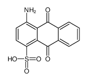 4-amino-9,10-dioxoanthracene-1-sulfonic acid结构式