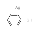 Benzenethiol,silver(1+) salt (1:1) Structure