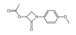 1-(4'-methoxyphenyl)-3-acetoxy-azetidin-2-one Structure