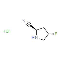 (2R,4S)-4-Fluoro-2-pyrrolidinecarbonitrile hydrochloride (1:1) picture